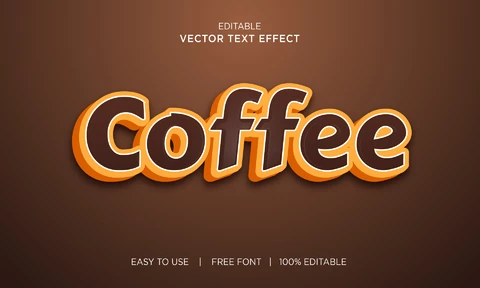 EPS Kaffee-Text-Effekt