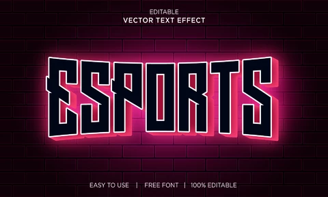 EPS Effet de texte sur les sports