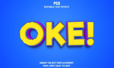 PSD Oke! Text-Effekt