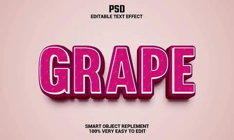 PSD Effet de texte raisonné