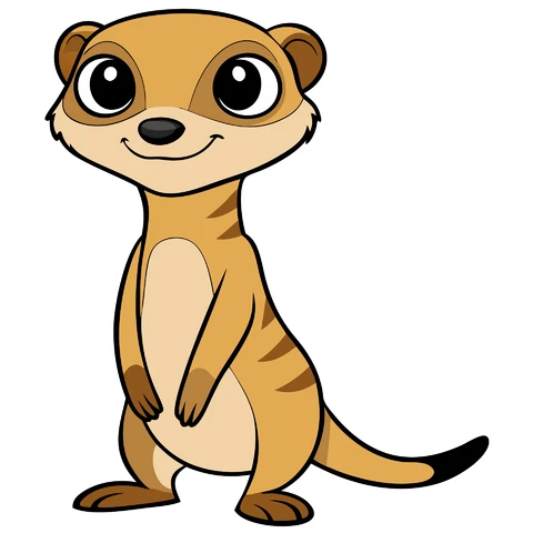 AI,JPG Ilustração de um personagem de desenho animado bonito