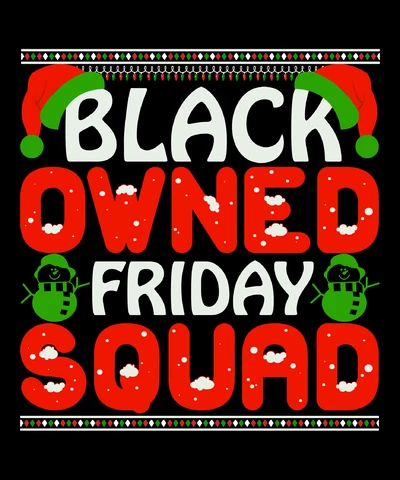 PNG,AI,EPS Equipe da Black owned friday
