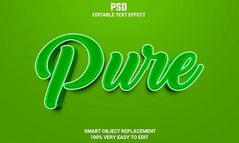 PSD Pure Text Effect