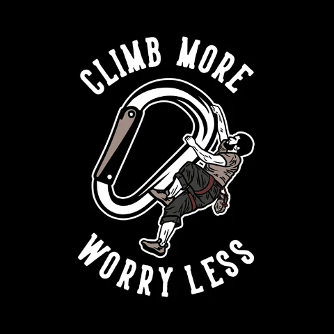 EPS,JPG Adventure Motivational Carabiner T-shirt Design