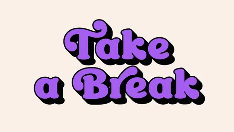 EPS,AI Effetto testo Take a break funk