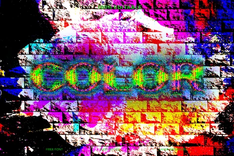 PSD Color Street Art Font Style Effect