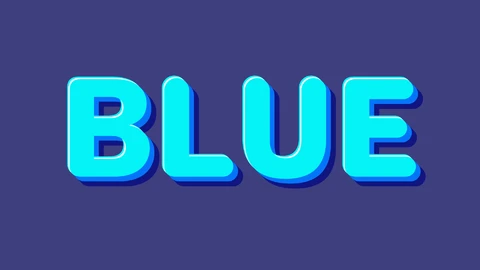 AI,EPS Efeito de texto azul
