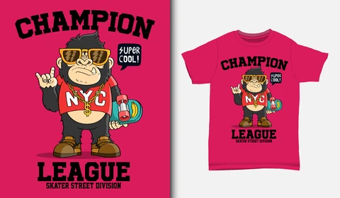 EPS,JPG Design de camiseta com estilo urbano de rua