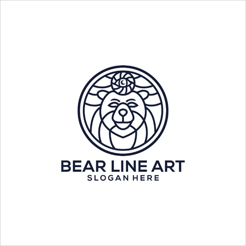 EPS,JPG Minimalist Line Art Logo Design