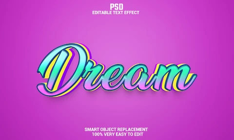 PSD Traumtext-Effekt