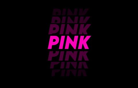 AI,EPS Efeito de texto empilhado rosa