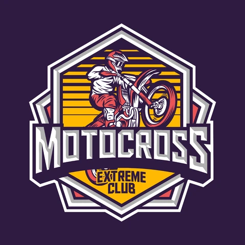 EPS,JPG Vintage Motocross Club Emblem