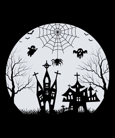 PNG,AI,EPS Halloween embrujado
