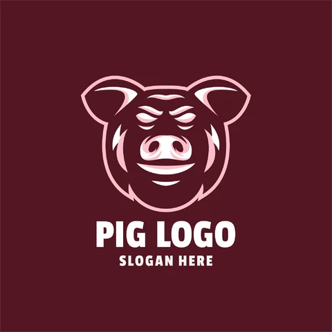 EPS,JPG Minimalist Animal Logo Design