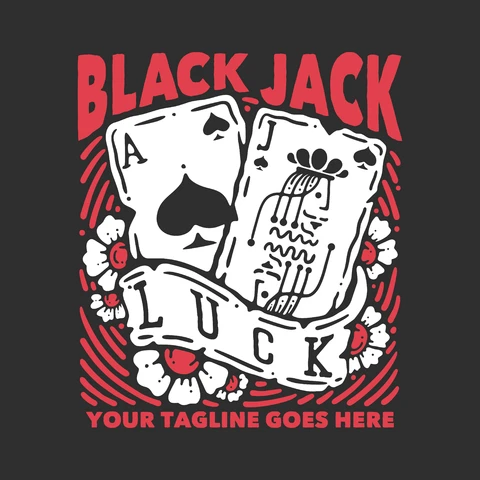 EPS,JPG Vintage Style Casino T-Shirt Design