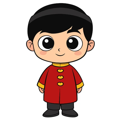 AI,JPG Cute Cartoon Character Illustration