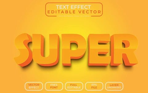 AI,EPS Super effet de texte