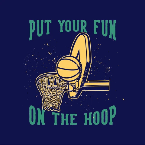 EPS,JPG Vintage Basketball Graphic Tee Design