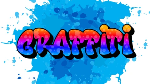 EPS,AI Graffiti logo