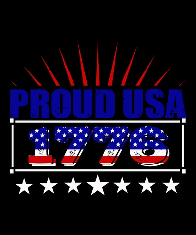 PNG,AI,EPS Orgulho dos EUA 1776