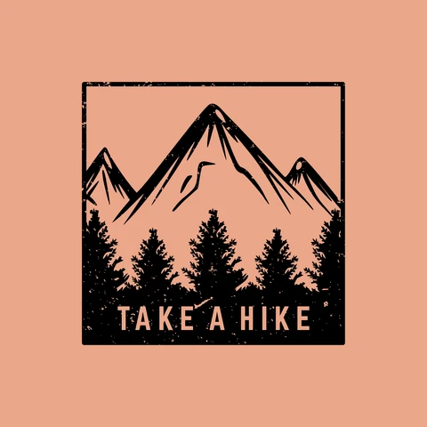 EPS,JPG Vintage Outdoor Adventure Badge