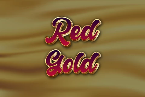 AI,EPS Gold Red 3D Metal Text Style
