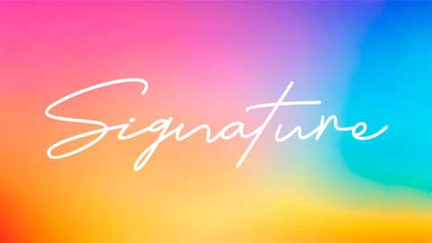 AI,EPS Text Generator On Beautiful Gradient