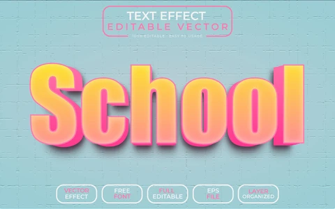 AI,EPS 学校テキスト効果