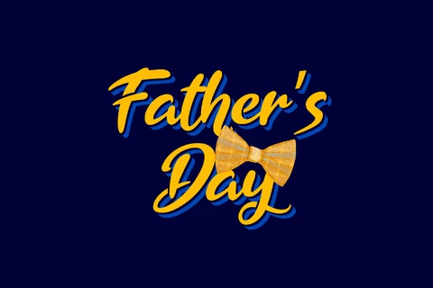 AI,EPS Bow Tie Father's Day Card