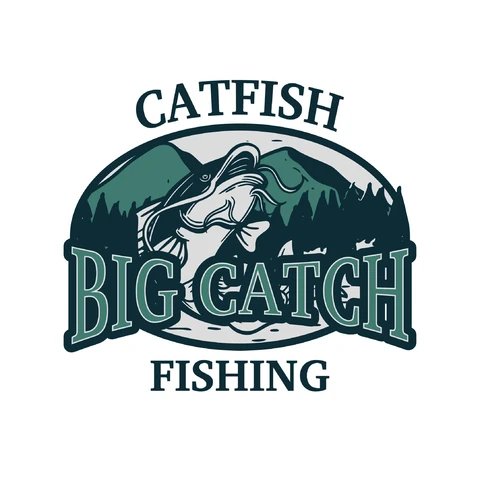 EPS,JPG Vintage Badge Logo for Fishing Brand