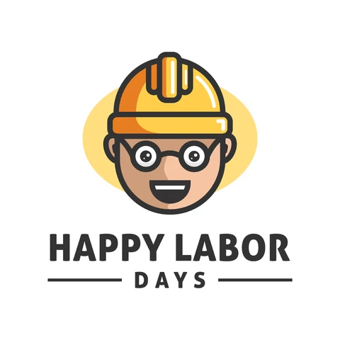 EPS,JPG Crachá de comemoração do Dia do Trabalho com design plano