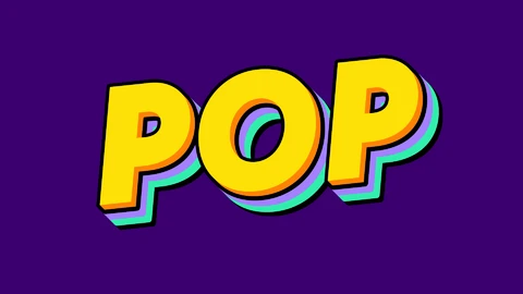 AI,EPS Pop Art Font Style Effect