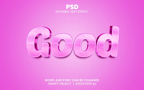 PSD Good Text Effect