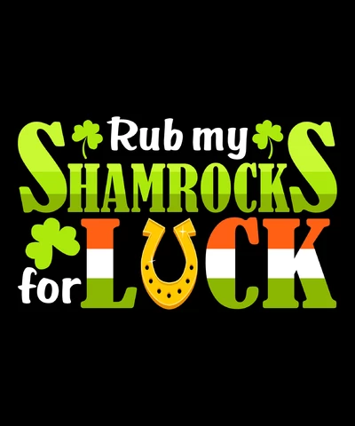 PNG,AI,EPS Wrijf over mijn shamrocks voor geluk