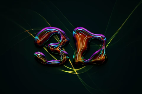 PSD 3d estilo de fuente efecto de texto