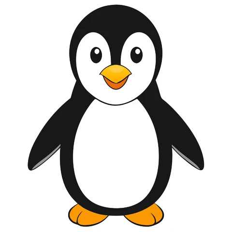 AI,JPG Cute Cartoon Penguin Character Illustration