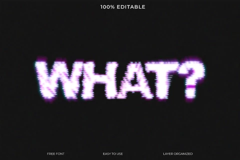 PSD What Font Style Text Effect