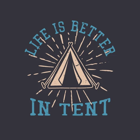 EPS,JPG Vintage Camping Typography Design