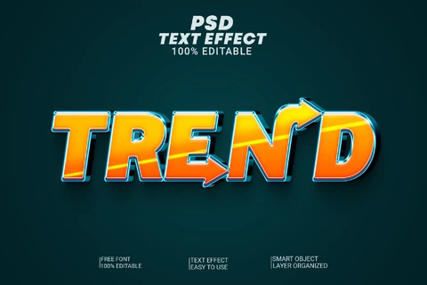 PSD Trend Great Scott BTTF Sci-Fi Movie Retro 80s 3D Text Effect
