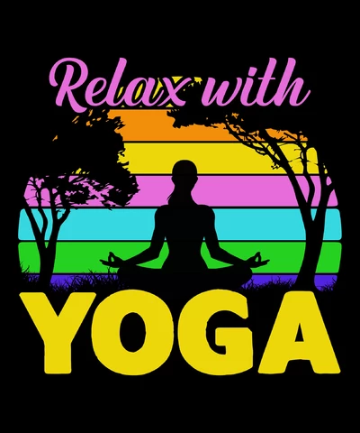 PNG,AI,EPS Relaxe com ioga