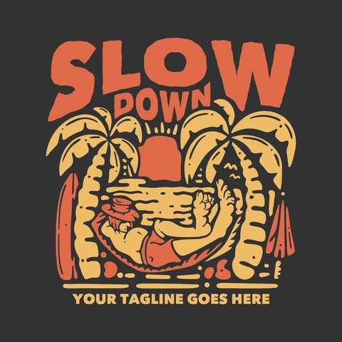 EPS,JPG Retro Beach Style T-Shirt Design