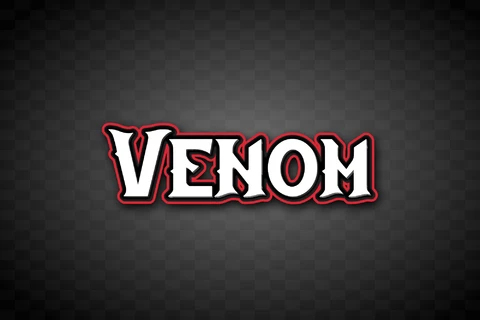 AI,EPS Venon yazı tipi metin stili