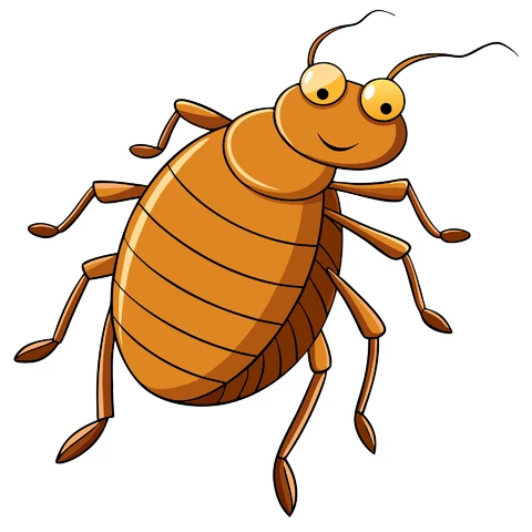 AI,JPG Cartoon Style Happy Insect Illustration