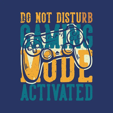 EPS,JPG Diseño de activación del modo de juego vintage