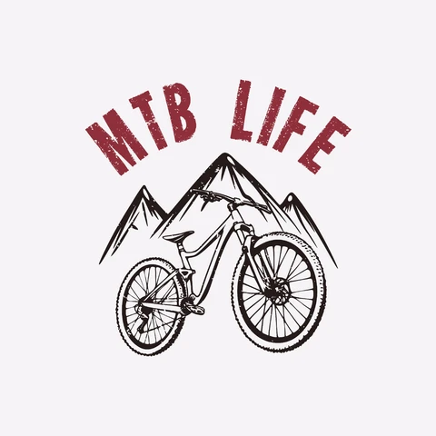 EPS,JPG Vintage Mountain Bike Graphic Design
