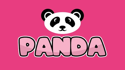 EPS,AI Panda Text Effect
