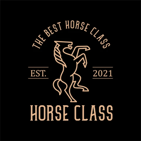EPS,JPG Vintage Emblem for Horse Class