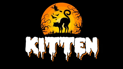 AI,EPS Pegatina de Halloween editable