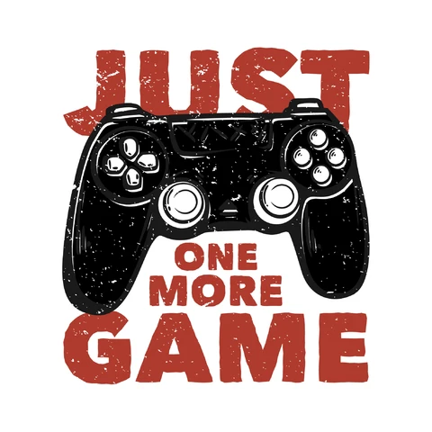 EPS,JPG Tipografía de un mando de videojuegos vintage