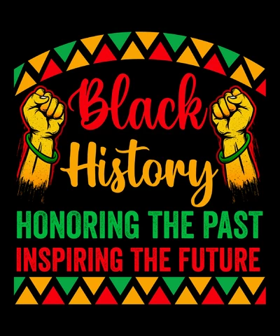PNG,AI,EPS História negra honrando o passado inspirando o futuro